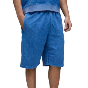 Shorts de sport d'entraînement d'été pour hommes nouvelle mode respirant lavage à l'acide imprimé décontracté Jogging Shorts motif solide - Product Image 1
