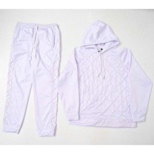 Poids lourd point sport gym fitness unisexe course entraînement sweat pantalon ample à capuche survêtement hommes impression personnalisée survêtement ensemble - Product Image 5