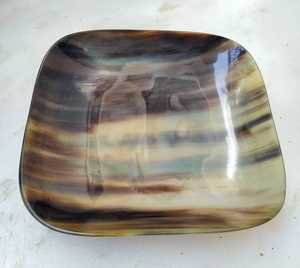 Bandeja de Cuerno de Búfalo, Diseño Clásico, Bandeja de Servir de Cuerno de Búfalo Natural Sostenible, Mejor Precio - Product Image 1