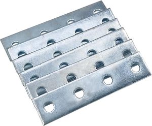 Conector de Placa Plana Rectangular de 4 Orificios MISA para Perfil de Canal, Compatible con Perno de 1/2 Pulgada, Soporte de Acero Reforzado para Estructuras - Product Image 2