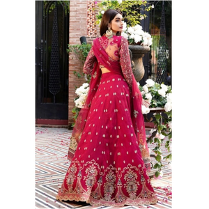 Service OEM Fabricants Pakistanais Nouveau Design Haute Qualité Manches Longues Robe de Mariée Indienne Pakistanaise Rouge Lehenga Choli - Product Image 5