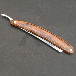 Navaja de Afeitar Profesional para Barbería, Corte Recto, Calidad de Salón, Kit de Aseo Masculino, Afeitado Clásico de Barba, Belleza, Uso Doméstico - Product Image 2