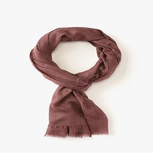 Invierno cálido largo doble cara 100% chal de lana de Cachemira impreso bufanda de Color puro con peso ligero para mujeres - Product Image 6