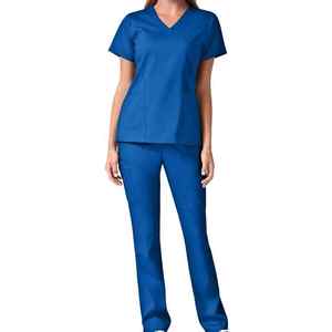 Fait en usine sur mesure gommage Anti-rides chemise d'hôpital uniforme Stretch uniformes d'allaitement vestes de gommage médical ensembles d'infirmière - Product Image 2