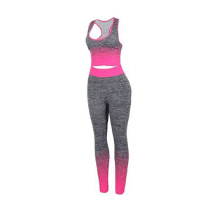 Ensemble de yoga sans couture de haute qualité pour femmes, top ventes, ensemble de yoga en polyester spandex pour femmes - Product Image 1