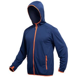 Sudadera con capucha de poliéster para hombre, ropa de pesca con cremallera y bolsillo lateral, 100% - Product Image 1