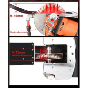 Cortadora de Pared Eléctrica de Doble Motor, Grado Industrial, para Ranurado y Corte de Ranuras, 220V - Product Image 4