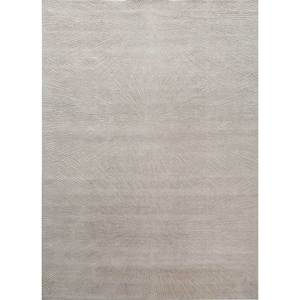 Uvenuti <b>Hand</b> Knotted Wool Bamboo Silk Rug Ivory Rectangular Abstract Pattern for Home Bedroom Viscose Handmade Model Number 5005 - Product Image 1