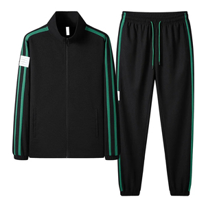 Vêtements de sport de haute qualité, ensembles de survêtements de fitness en tissu technique pour hommes, ensemble deux pièces, survêtement de jogging pour hommes - Product Image 1