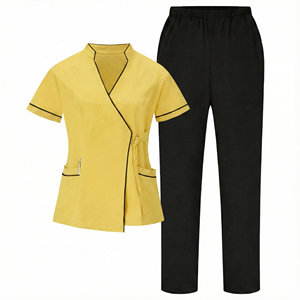 Ensemble de blouses et de pantalons de travail pour spa, salon, hôpital, médecins, dentistes, uniformes infirmiers pour femmes, ensembles de blouses en gros - Product Image 4