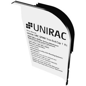 Tapa de extremo Unirac URC SFM (1 unidad) 250130U - Componente del sistema de montaje solar - Product Image 2