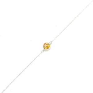 925 Sterling Silver Fine Charm <b>Infinity</b> Citrine <b>Bracelet</b> - Product Image 4