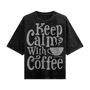 Camiseta con gráfico de 100% algodón para hombre, camiseta de manga corta de satén de alta calidad con estampado de logotipo personalizado, peso pesado 220GSM - Product Image 6