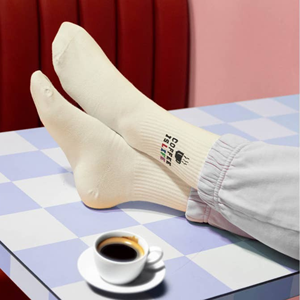 Calcetines informales de algodón para hombres y mujeres, ajuste de cojín de soporte de arco, ODM, bordado de logotipo personalizado, calcetines absorbentes de sudor para hombres - Product Image 4