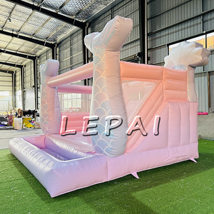 Vente flash Château gonflable sirène pour locations de fêtes Château gonflable <span class=keywords><strong>pas</strong></span> <span class=keywords><strong>cher</strong></span> populaire Hupfburg pour les fêtes d'enfants - Product Image 3