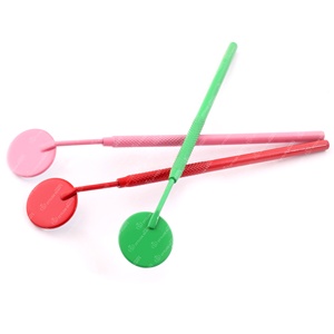 Nouveauté : Miroir à cils en acier inoxydable de haute qualité avec grande poignée pour extensions de cils et outils de maquillage - Product Image 2