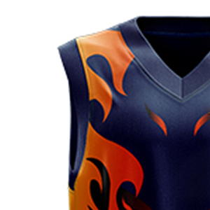 ชุดเสื้อบาสเก็ตบอลสำหรับผู้ชายเสื้อกีฬาระบายอากาศได้ดีเสื้อและกางเกงขาสั้นพิมพ์ลายดิจิทัล - Product Image 5