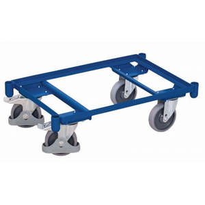 Rodillo Variofit Euro-System con Cuatro Ruedas Sin Base 677 x 416 x 203 mm para Uso Industrial con Fundas Protectoras para Esquinas - Product Image 1