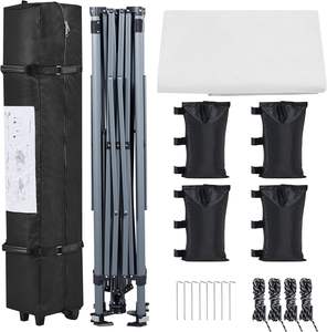 Tienda <span class=keywords><strong>de</strong></span> campaña con dosel <span class=keywords><strong>de</strong></span> 3*3m, carpa comercial portátil instantánea, Gazebo al aire libre para fiestas en casa, actividades al aire libre - Product Image 5