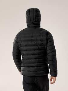 Vêtements d'extérieur de luxe pour hommes Doudoune Ultra légère à capuche pour temps froid Veste coupe-vent respirante avec logo personnalisé - Product Image 2