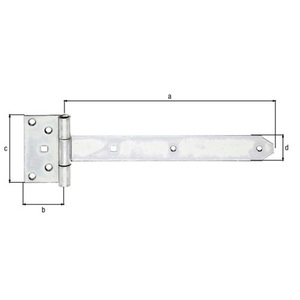 ตะขอเกี่ยวแบบไขว้ STA รุ่น L.291x59xW.103x40x4 มม. ความหนา  ประเภทสินค้า - Product Image 3