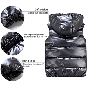 Chaqueta acolchada informal personalizada de calidad superior 2025 para mujer, lona cómoda con logotipo bordado, fabricada a bajo precio - Product Image 4