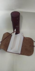 <b>Vintage</b> Handmade A5 Size Leather Box Genuine Leather Journals and Foldable Tube Case Non-Blotting Paper for Gifts and Diaries - Product Image 6