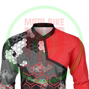 Maillot de motocross neuf, vêtements d'équipe de course, manches longues, maillots de motocross 100% polyester, chemise de course de motocross personnalisée - Product Image 3