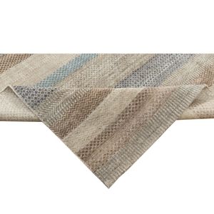 พรมผ้าไหมไม้ไผ่งานทำมือสุดหรูลายแอ็บสแตรกต์สไตล์สวมใส่สบายชุดพรมปูพื้นกันลื่น - Product Image 4