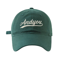 Casquette de baseball unisexe printemps-automne pour l'extérieur, casquette de voyage profonde à visière courbée avec broderie alphabétique, vente en gros VN INJAE VINA