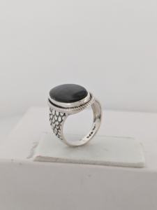 925 argent Sterling bague de fiançailles lunette réglage Labradorite cabine formes ovales luxe fête de mariage à la mode à la mode unisexe - Product Image 3