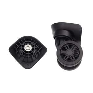 Valise noire en ABS à 4 roues, valise à <span class=keywords><strong>roulettes</strong></span> de 20 pouces, sacs à bagages, valises de voyage à 4 roues - Product Image 2