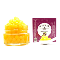 Fruit de la Passion-perles de sphère 55g, bocal en verre 1 oz, gourmette, dessert, garniture, décoration, saveur, fruits