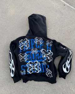 ชุดวอร์มทรงบ็อกซี่ผ้าฝ้าย 100% สกรีนลายเต็มด้านหน้าและด้านหลัง สำหรับฤดูหนาว รับผลิตตามสั่งขายส่ง - Product Image 4