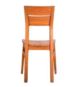 Silla de Comedor Java Furni Craft de Madera de Caoba para Uso en Interiores/Exteriores, Acabado Natural, Duradera, Ecológica y Portátil para Sala de Estar o Comedor - Product Image 4