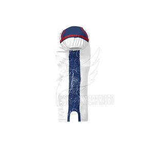 Ensemble d'uniformes de football américain personnalisés, maillot blanc, pantalon rouge, numéro 23, sublimé, col en V, manches courtes, évacuation de l'humidité, pour hommes adultes - Product Image 4