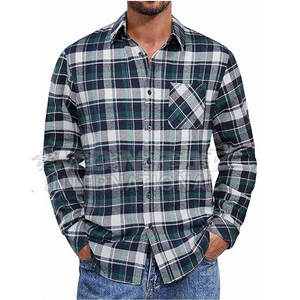 เสื้อสักหลาดลายตารางหมากรุกสไตล์ย้อนยุคในเมืองเสื้อสไตล์สตรีทแวร์ผ้าฝ้าย100% ออกแบบได้ตามต้องการ - Product Image 1