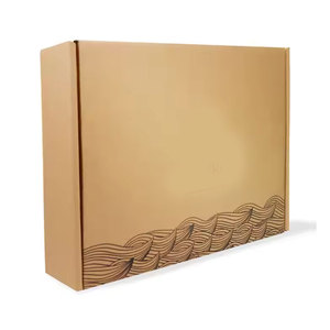 กล่องจดหมายลูกฟูกรีไซเคิลสำหรับสมรรถภาพทางกายทำจากกระดาษแข็งบรรจุภัณฑ์แถบความต้านทานโลโก้ออกแบบได้ตามที่ต้องการเป็นมิตรกับสิ่งแวดล้อม - Product Image 2