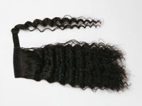 Queue de cheval pré-collée double épaisseur de qualité supérieure, cheveux humains vierges, 100g, brillants, doux et soyeux, vente en gros NASA HAIR