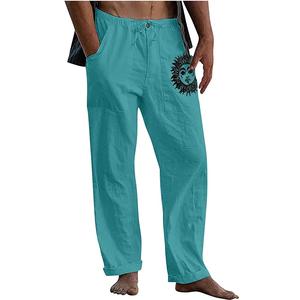 กางเกงแฟชั่นสำหรับผู้ชาย,กางเกงเข้ารูปสีพื้นแบบพรีเมี่ยม - Product Image 1