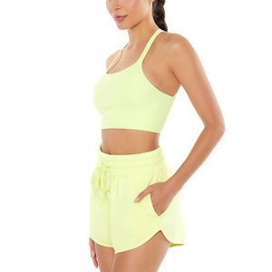 Ensemble soutien-gorge et short pour femmes de haute qualité, nouveau design, vêtements de fitness, soutien-gorge et short personnalisés en couleur - Product Image 4