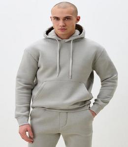 Ensemble sweat-shirt et jogging Unimex de qualité supérieure, imprimé uni, 100% coton, polaire coupe-vent d'hiver, capuche à cordon de serrage, écologique - Product Image 4