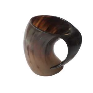 Nouvelle conception de gravure à la main corne faite tasse pour verres bière Champagne vin servant Bar Restaurant utiliser Viking corne tasses - Product Image 3