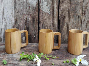 Best Quality Eco-Friendly Customized Wooden Beer & <b>Coffee</b> <b>Mug</b>-High Quality Marco Enterprises for Home Restaurant & Weddings - Product Image 3