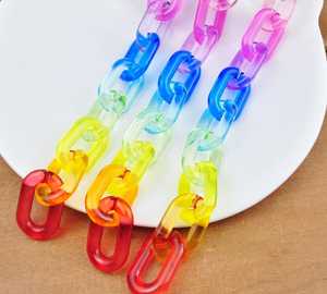 Cadena de resina rosa, correa para teléfono móvil, collar, muñequera, cordón, para el hogar Decoración elegante, correas para cámara - Product Image 4