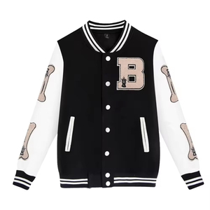 Chaqueta Letterman de Invierno Ecológica de Diseño Único y Súper Calidad para Hombre, Nueva Moda, Estilo Urbano - Product Image 5