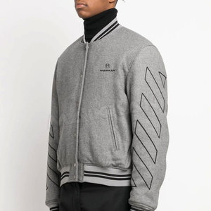 Chaqueta Deportiva Personalizada de Lana, Corte Ajustado, con Cuello Alto, Secado Rápido, Transpirable, Mangas Completas, Cómoda para Invierno - Product Image 3