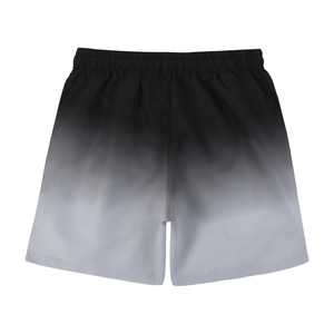 <b>Men's</b> Casual 100% Polyester Swim <b>Trunks</b> Breathable Elastic Mid-Waist Canvas Breathable Mesh Liner Plain Dyed Solid Shorts - Product Image 2