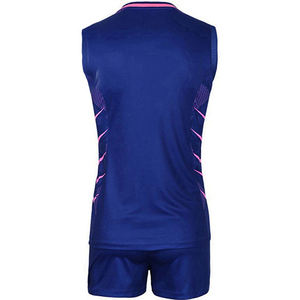 ชุดยูนิฟอร์มวอลเลย์บอลผู้ชายแบบใหม่ พิมพ์โลโก้ตามสั่ง เนื้อผ้าโพลีเอสเตอร์ 100% ระบายอากาศได้ดี แห้งเร็ว สวมใส่สบาย - Product Image 3