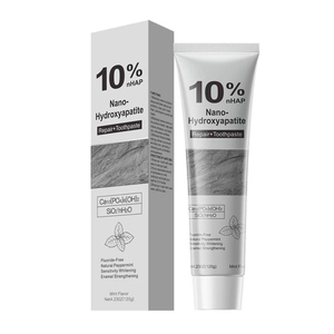 <span class=keywords><strong>Pasta</strong></span> Dental Blanqueadora Química <span class=keywords><strong>para</strong></span> Adultos, con 10% <span class=keywords><strong>de</strong></span> Nano-Hidroxiapatita, Sin Fluoruro, Tamaño Regular en Tubo, <span class=keywords><strong>para</strong></span> Uso Doméstico, Venta al Por Mayor - Product Image 6